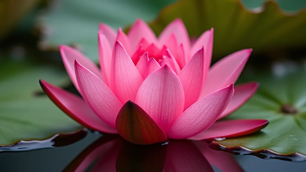 Allegheny Sparkler water lily flower